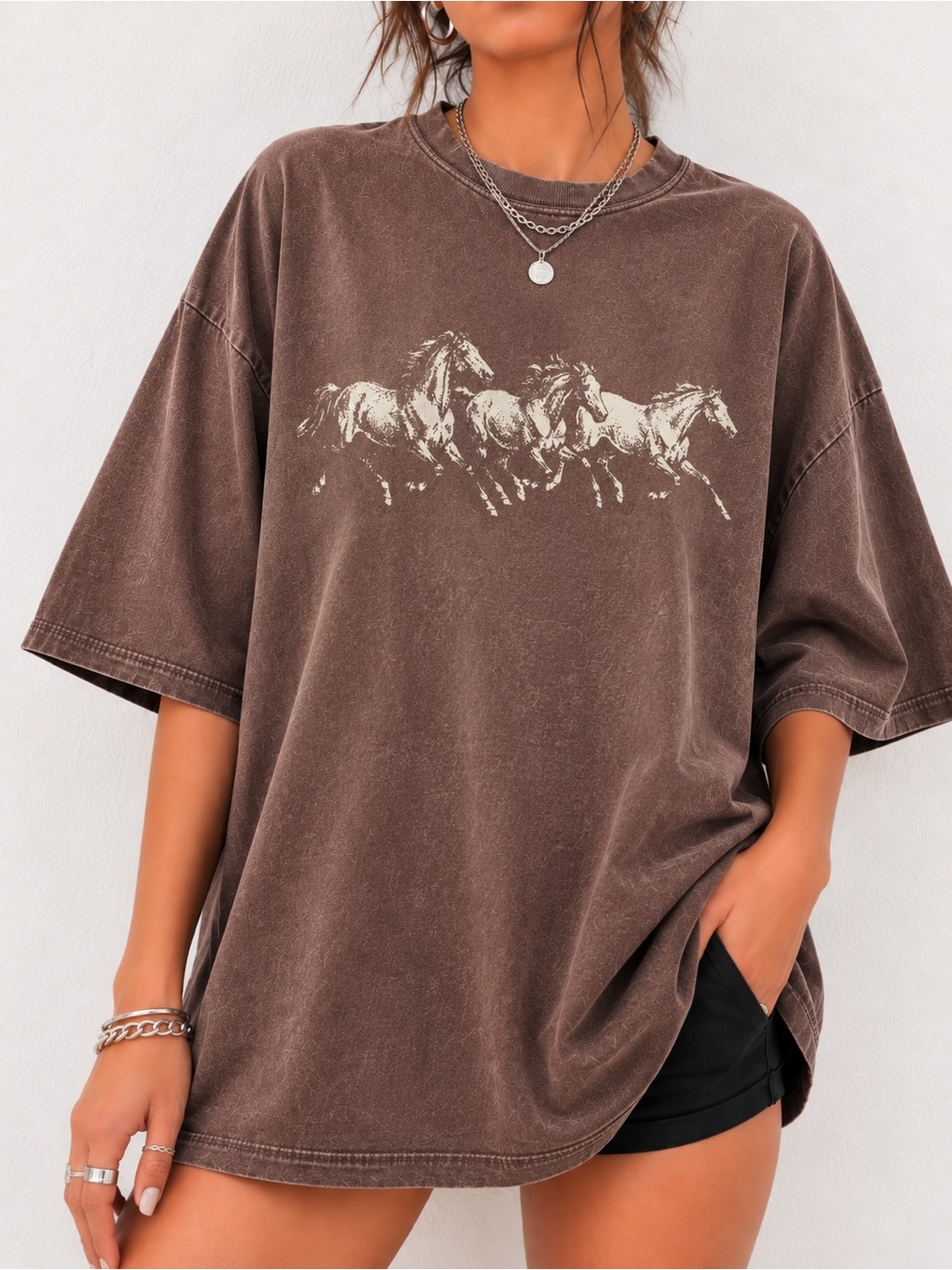 Wild Horses Running Comfort Colors Unisex T-Shirt Country Western Tee